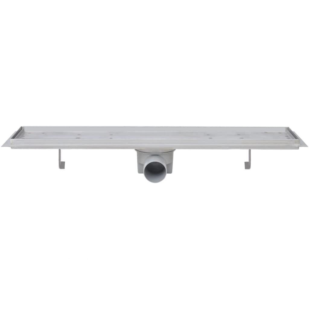 Desagüe ducha lineal 2 pzs burbuja 630x140 mm acero inoxidable