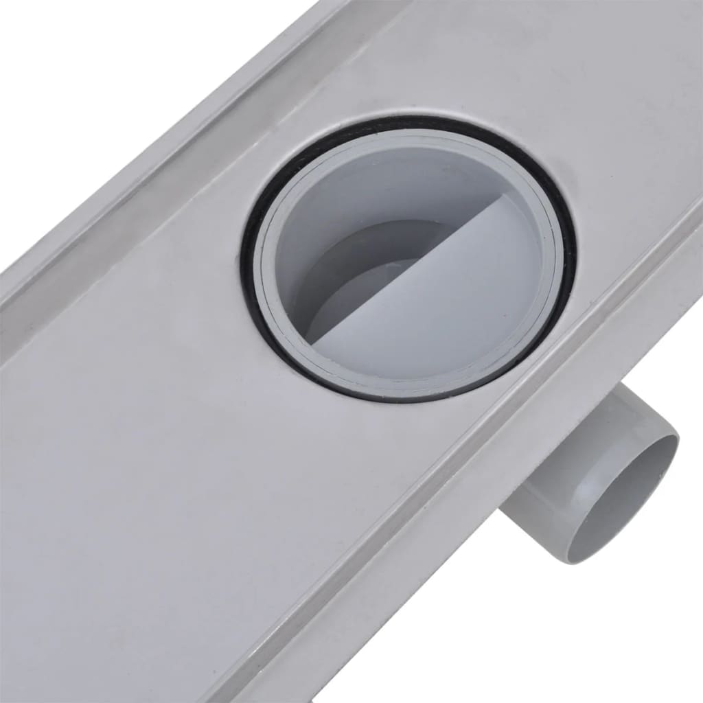 Desagüe ducha lineal 2 pzs burbuja 630x140 mm acero inoxidable