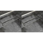Grelha de duche linear 2 peças bolha 630x140 mm aço inoxidável