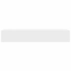 Estantes de pared flotantes con cajones 2 uds blanco 48 cm
