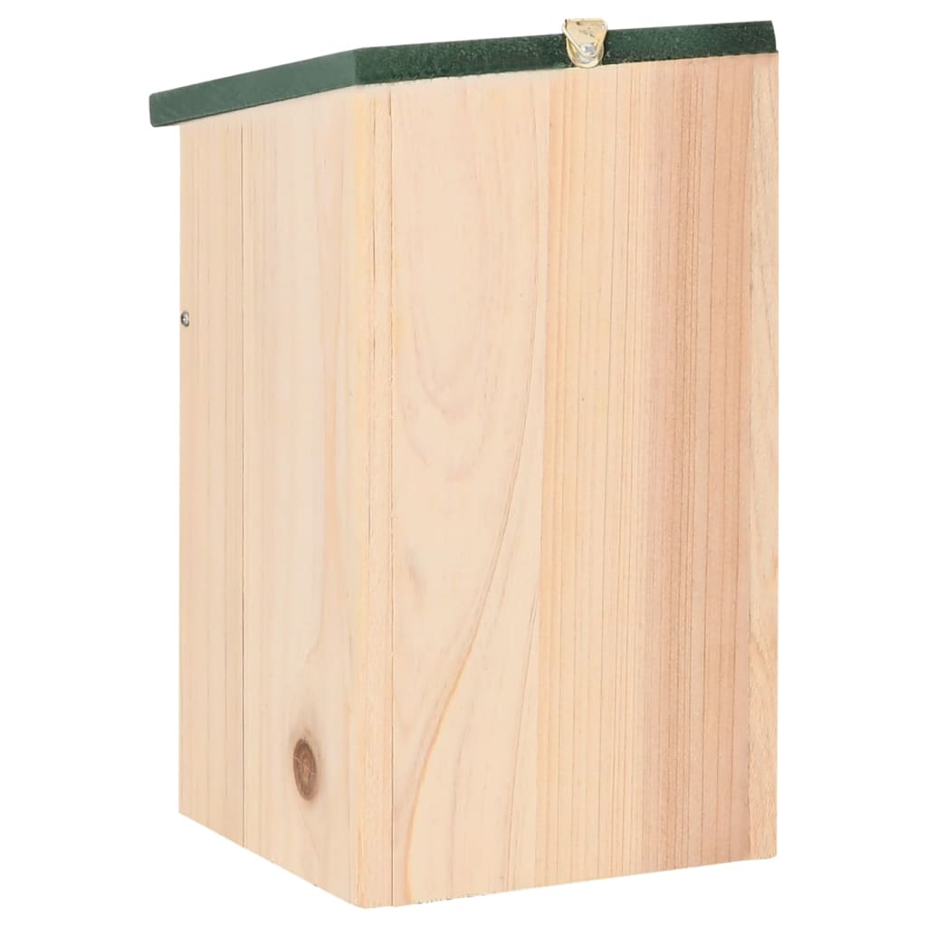 Casa para pájaros 8 unidades madera 12x12x22 cm