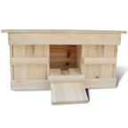Casas para gorriones 2 unidades madera 44x15,5x21,5 cm