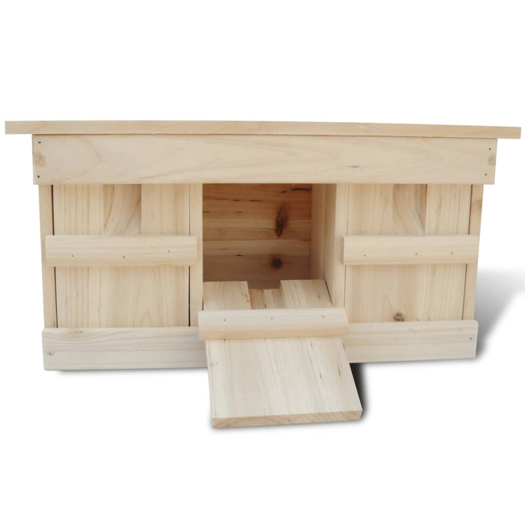Casas para gorriones 2 unidades madera 44x15,5x21,5 cm