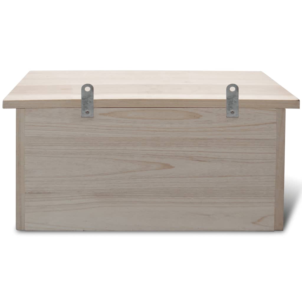 Casas para gorriones 2 unidades madera 44x15,5x21,5 cm