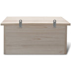 Casas para gorriones 2 unidades madera 44x15,5x21,5 cm