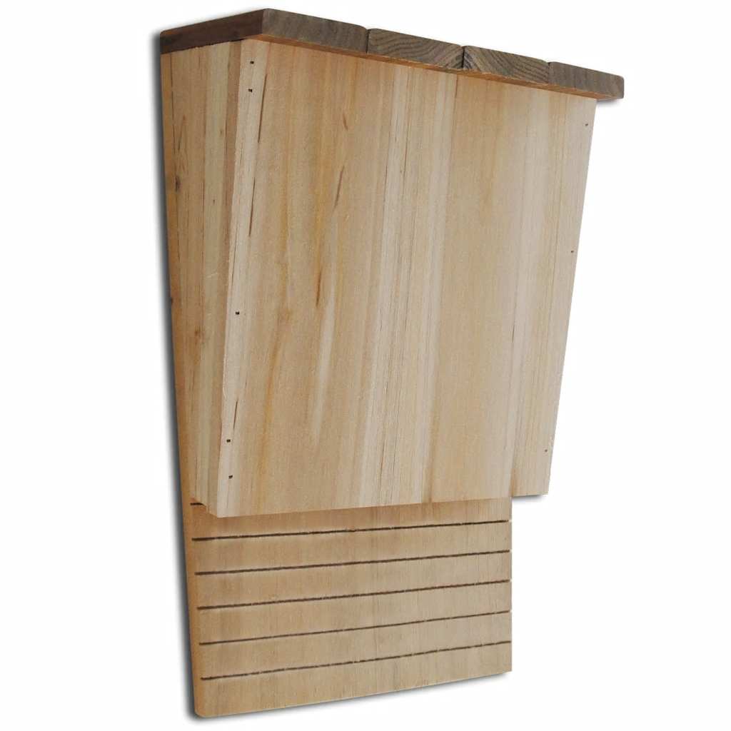Casas para murciélagos 4 unidades de madera 22x12x34 cm