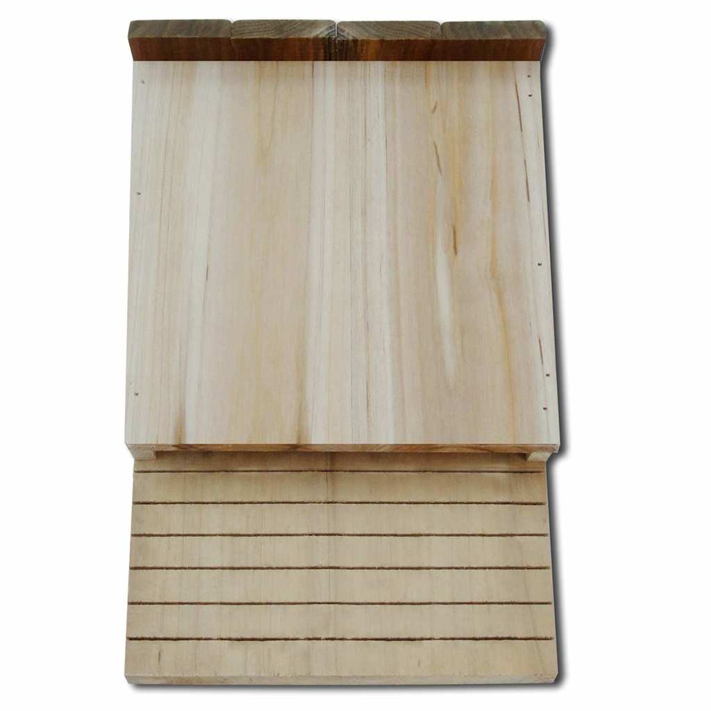 Casas para murciélagos 4 unidades de madera 22x12x34 cm