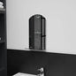 Espejo de pared con estante de vidrio templado 100x60 cm