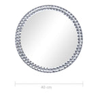 Espejo de pared de vidrio templado 40 cm