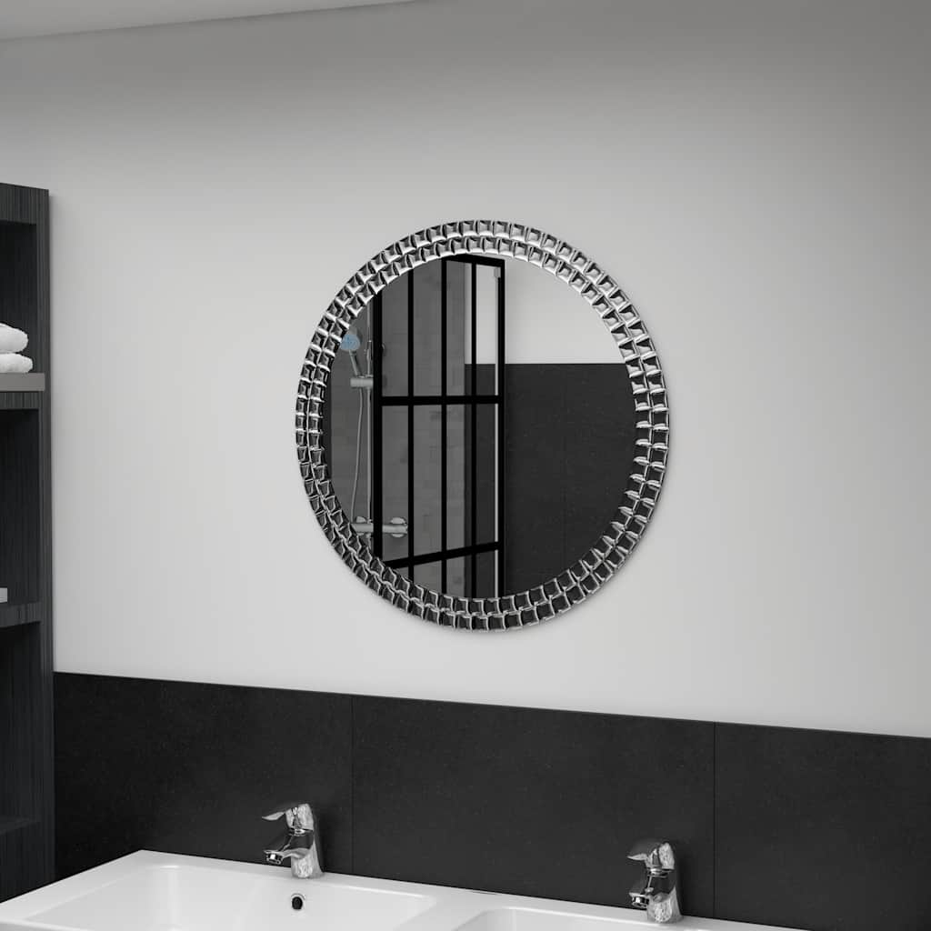 Espejo de pared de vidrio templado 40 cm
