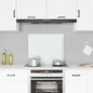Protección salpicaduras cocina vidrio templado color leche 100x40 cm