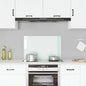 Protección salpicaduras cocina vidrio templado color leche 100x40 cm