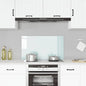 Protección salpicaduras cocina vidrio templado color leche 100x40 cm