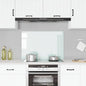 Protección salpicaduras cocina vidrio templado color leche 100x40 cm