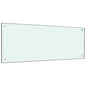 Protección salpicaduras cocina vidrio templado color leche 100x40 cm
