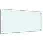 Protección salpicaduras cocina vidrio templado color leche 100x40 cm