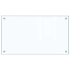 Protector contra salpicaduras cocina vidrio templado 70x40 cm