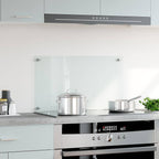 Protector contra salpicaduras cocina vidrio templado 70x40 cm