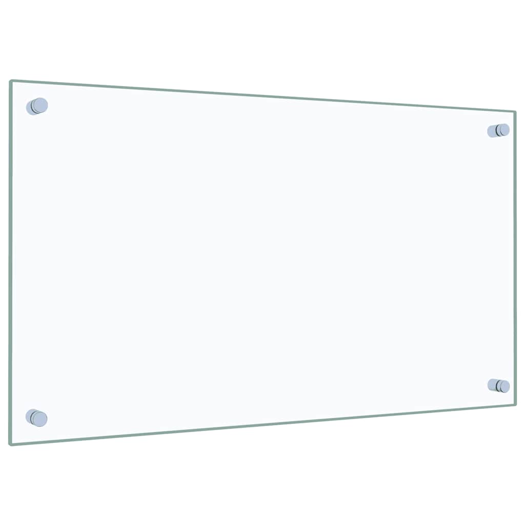 Protector contra salpicaduras cocina vidrio templado 70x40 cm