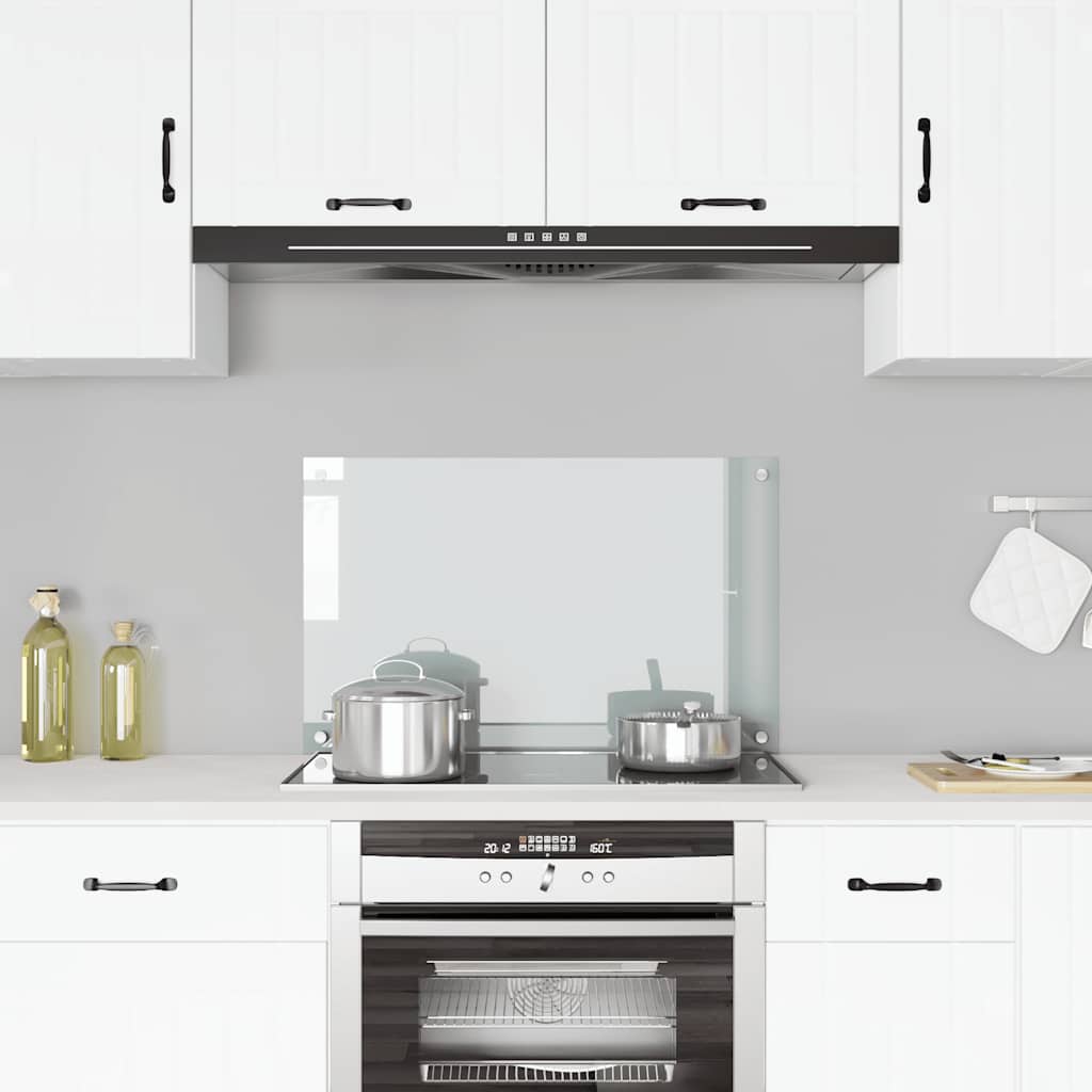 Tempered glass kitchen splashback 100x60 cm