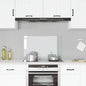 Protector contra salpicaduras cocina vidrio templado 100x60 cm