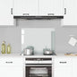 Protector contra salpicaduras cocina vidrio templado 80x60 cm