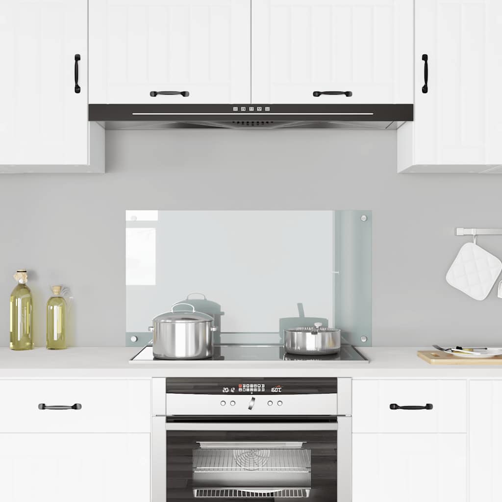 Tempered glass kitchen splashback 100x60 cm
