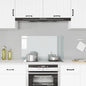 Protector contra salpicaduras cocina vidrio templado 100x60 cm
