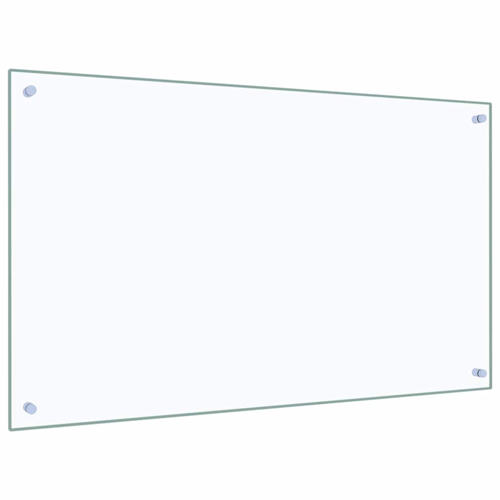 Protector contra salpicaduras cocina vidrio templado 100x60 cm