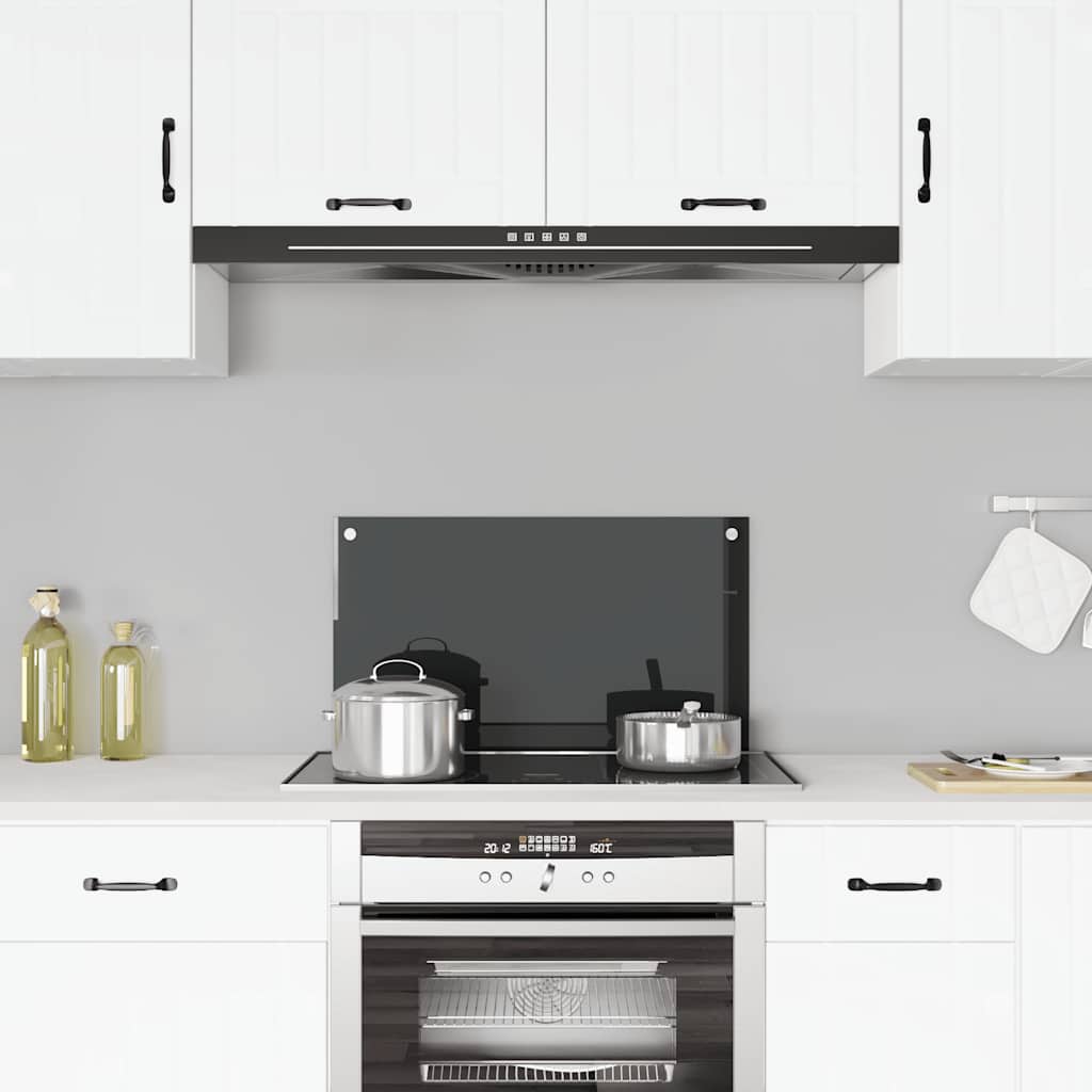 Splashback kitchen tempered glass milk color 100x40 cm