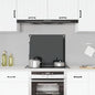 Protección salpicaduras cocina vidrio templado color leche 100x40 cm