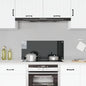 Protección salpicaduras cocina vidrio templado color leche 100x40 cm