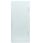 Panel privacidad de urinario de pared vidrio templado 90x40 cm