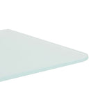 Panel privacidad de urinario de pared vidrio templado 90x40 cm
