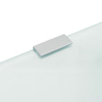 Panel privacidad de urinario de pared vidrio templado 90x40 cm
