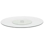 Plato giratorio para servir vidrio templado transparente 60 cm