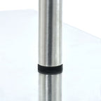 Estantería de cocina de esquina 3 niveles vidrio templado