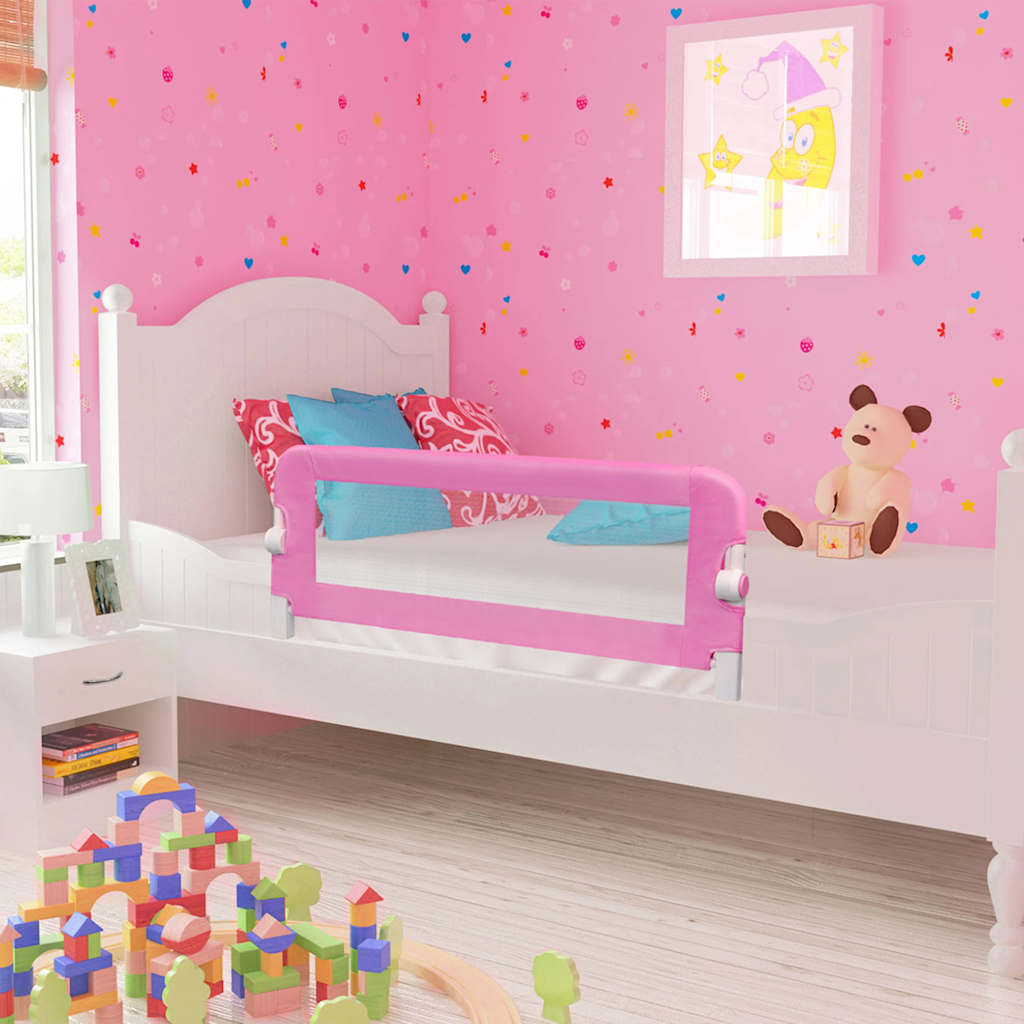 Barandilla de seguridad cama de niño 102x42 cm azul