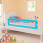 Barandilla de seguridad cama de niño 102x42 cm azul