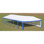 Parte Superior Del Toldo Fiestas Y Paneles Laterales Azul & Blanco