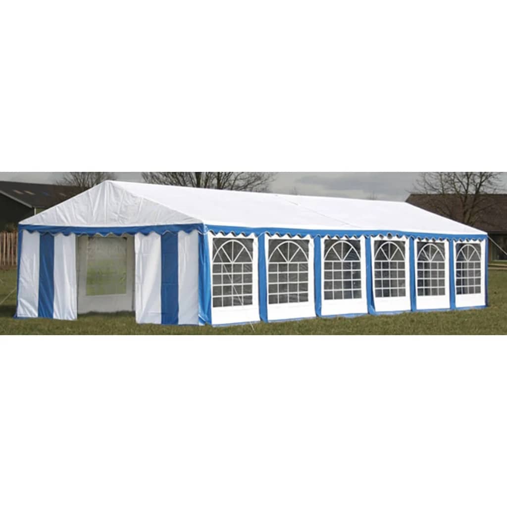 Parte Superior Del Toldo Fiestas Y Paneles Laterales Azul & Blanco