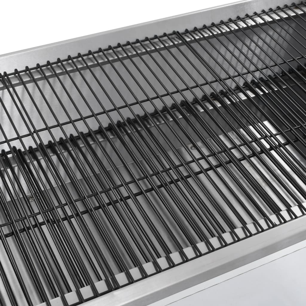 Parrilla De Barbacoa Con Asador Y Motor Eléctrico