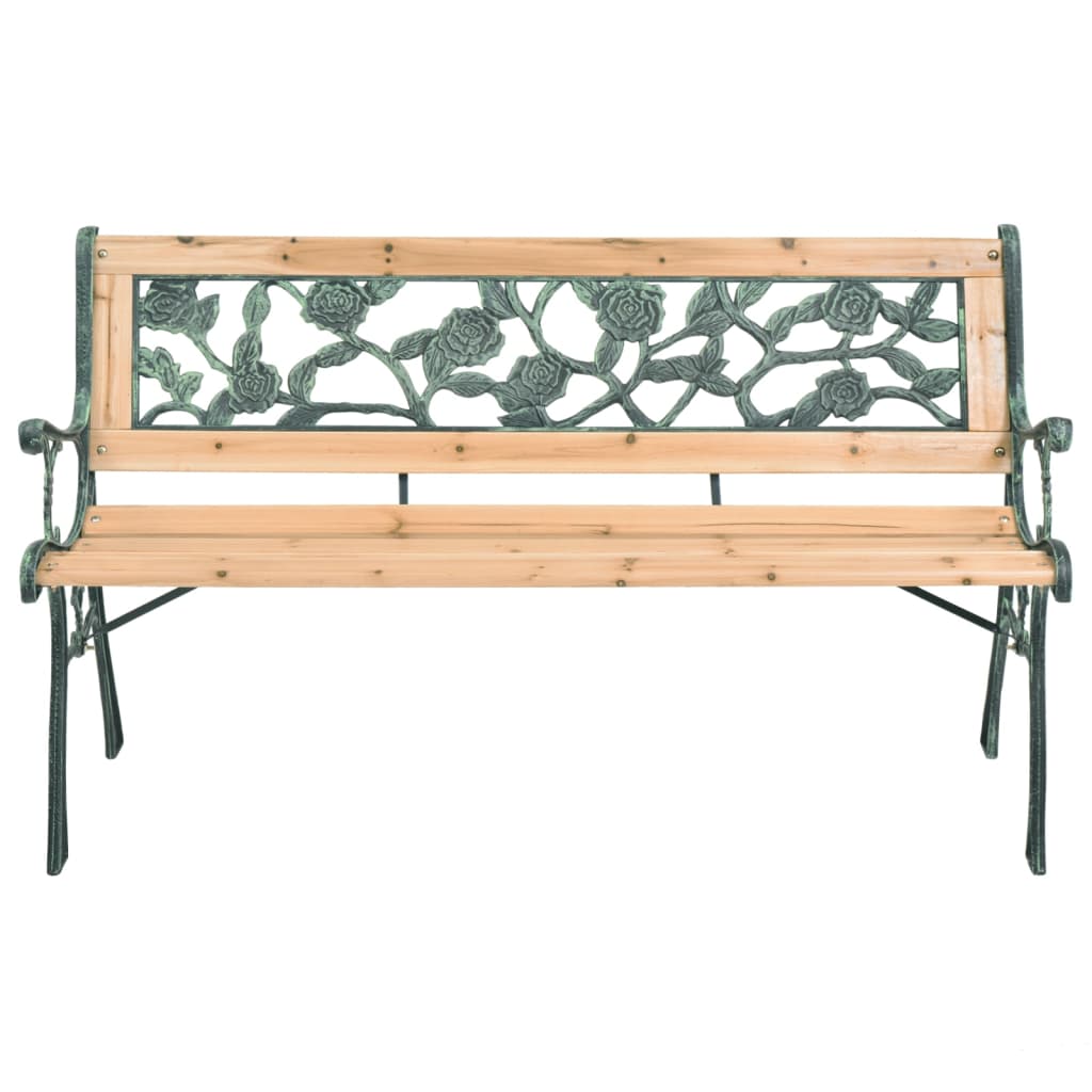 Banco de jardín de madera 122 cm