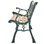 Banco de jardín de madera 122 cm