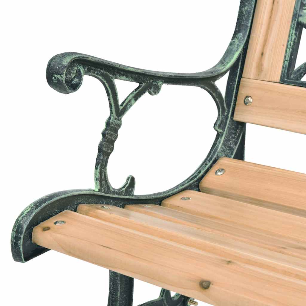 Banco de jardín de madera 122 cm