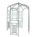 Arco de jardín 250 cm verde oscuro