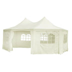 | Cubierta de tienda de jardín | Crema 6 x 4.5 x 3 m tela