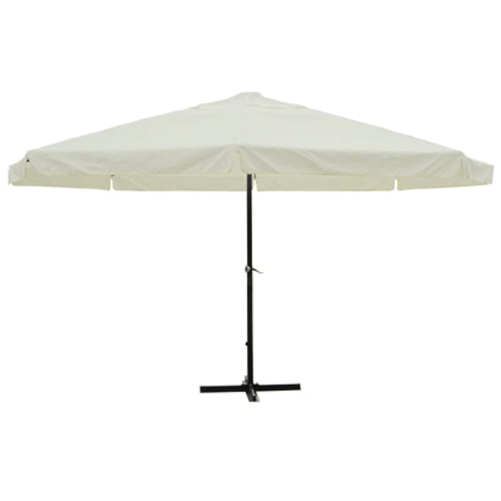 Sombrilla aluminio blanco 500 cm