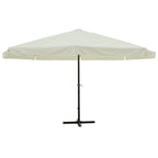 Sombrilla aluminio blanco 500 cm