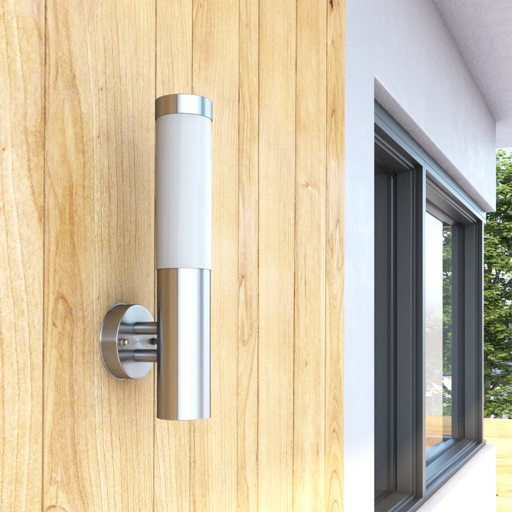 Lámpara de pared RVS para interior y exterior impermeable